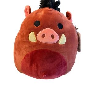 Squishmallow 10" Pumbaa Kellytoy Disney The Lion King Plush NWT